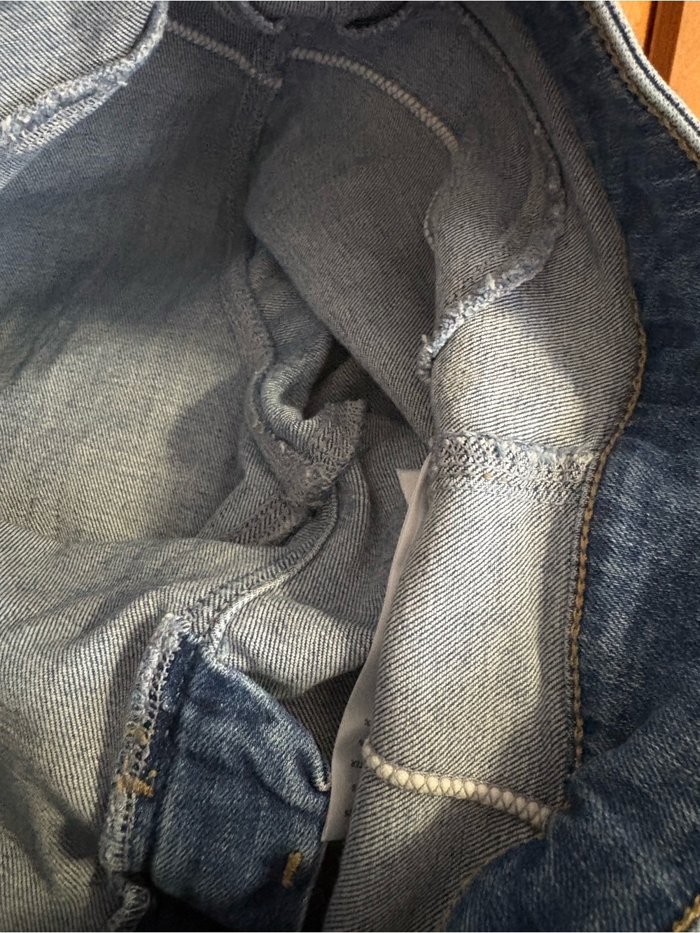 Free People cross my heart Mid Blue straight Leg Jeans 25 - Picture 9 of 13